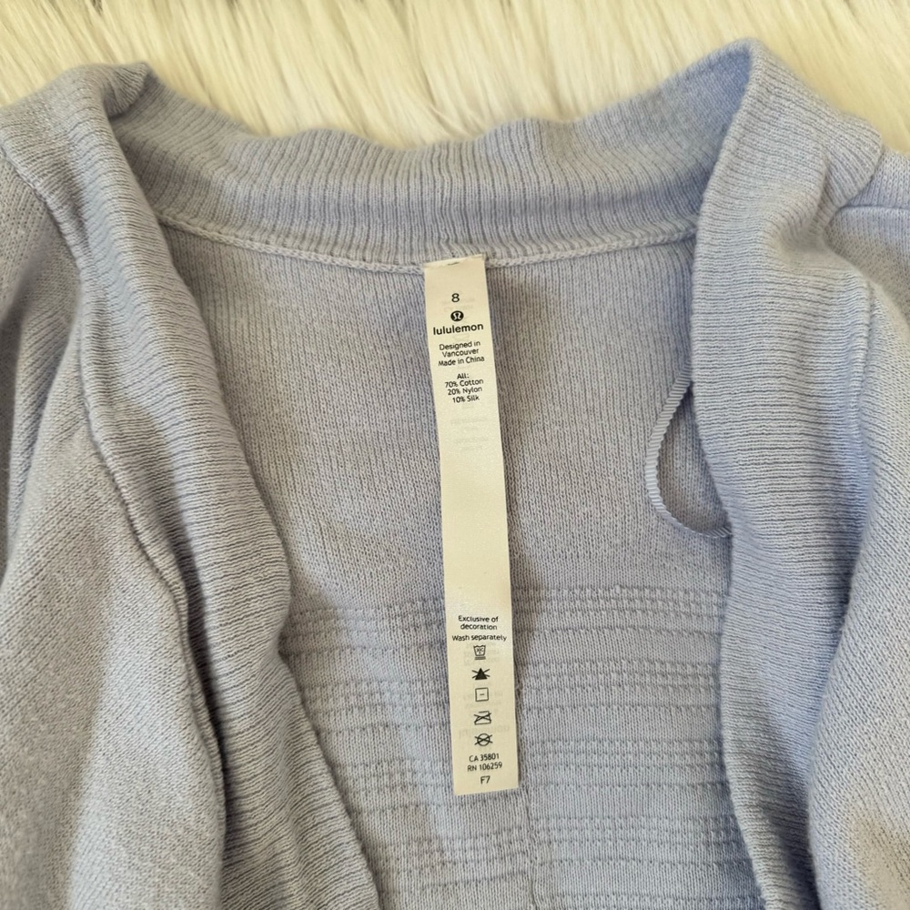 Light Blue Women's Sweater - Picture 2 of 3